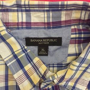 Banana Republic Shirts - Modern Banana Republic Plaid Button-Up Shirt. Banana Republic Shirts - Modern Banana Republic Plaid Button-Up Shirt.